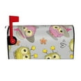 thumbnail image 2 of Lsque Cartoon Owls Mailbox Cover Standard Size ,Magnetic Mailbox Covers Post Wraps Letter Box Cover -25.5x21 in, 2 of 9