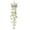 White, variant on Luxtrada 41.3inch Artificial flower Silk Wisteria Vine Rattan Fake Wisteria Garland Hanging Flowers for Home Garden Party Wall Wedding Decor (White)
