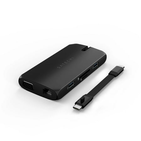 Satechi - USB-C On-The-Go 9-in-1 Multiport Adapter - Space Gray