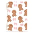 thumbnail image 5 of joogoo A5 Spiral Journal Notebook Puppy Dog Bow College Ruled Notebooks 8.3" x 5.7" 2 PCs, 5 of 8