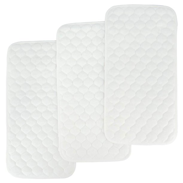BlueSnail Quilted Thicker Longer Waterproof Changing Pad Liners for
