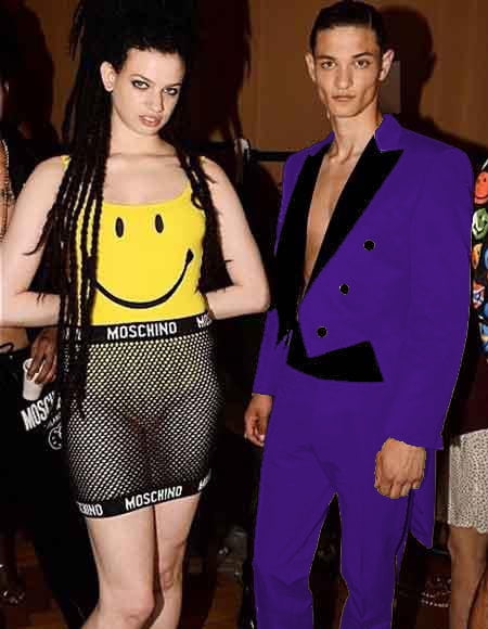Dark Purple Tailcoat Tail Tuxedo Dark 