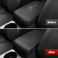 thumbnail image 6 of KBH Center Console Lid Cover Replacement for 2008-2010 Dodge Charger Accessories/Chrysler 300, Car Armrest Upholstery Cover, Black Leather Skin Only, 6 of 7