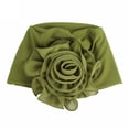 thumbnail image 6 of vbnergoie Women Ladies Retro Big Flowers Hat Turban Hat Cap Pile Cap Male Hats And Caps 47 Brand Caps, 6 of 6