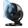 thumbnail image 2 of DREO 7-Inch Portable Oscillating Table Fan, 70ft of Powerful Airflow, 120-degree Manual Tilt, 3-speeds, Black, 2 of 8