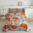 thumbnail image 2 of Erosebridal Sports Basketball Comforter Sets Twin Size,Orange and Grey Comforters Duvets,Reversible,Teen Men, 2 of 7