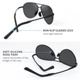 thumbnail image 3 of Gafas de sol polarizadas que cambian de color, gafas de sol deportivas con marco de metal ultraligero para hombres, 3 of 4