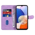 thumbnail image 4 of Compatible with Samsung Galaxy A14 5G Wallet Case, Protective Vintage Premium PU Leather Flip with Card Holders Kickstand & Wrist Strap Folio Case Cover for Men Women for Galaxy A14 5G, Purple, 4 of 10