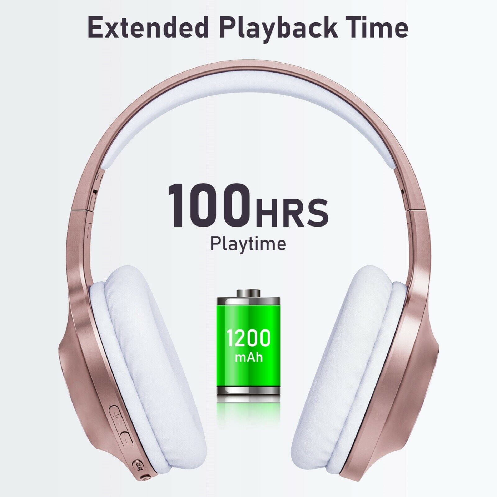 Wireless Headphones for Samsung Galaxy Tab A 8.0" (2017)/Tab A 8.0" (2018)/A8 10.5" (2021) - Foldable Headset w Mic Hands-free Earphones Earbuds Over Ear