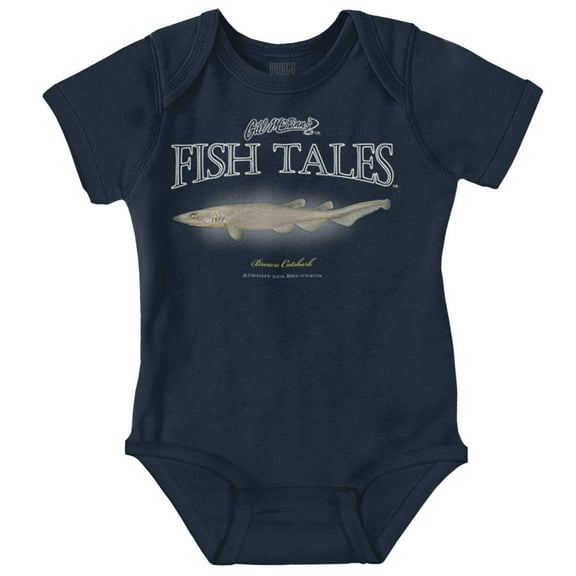 Gill McFinn Catshark Fish Fishing Romper Boys or Girls Infant Baby Brisco Brands 12M
