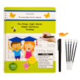 thumbnail image 1 of Cuaderno reutilizable EliteKids con texto visual para jardín de infantes con bolígrafo, 1 of 7