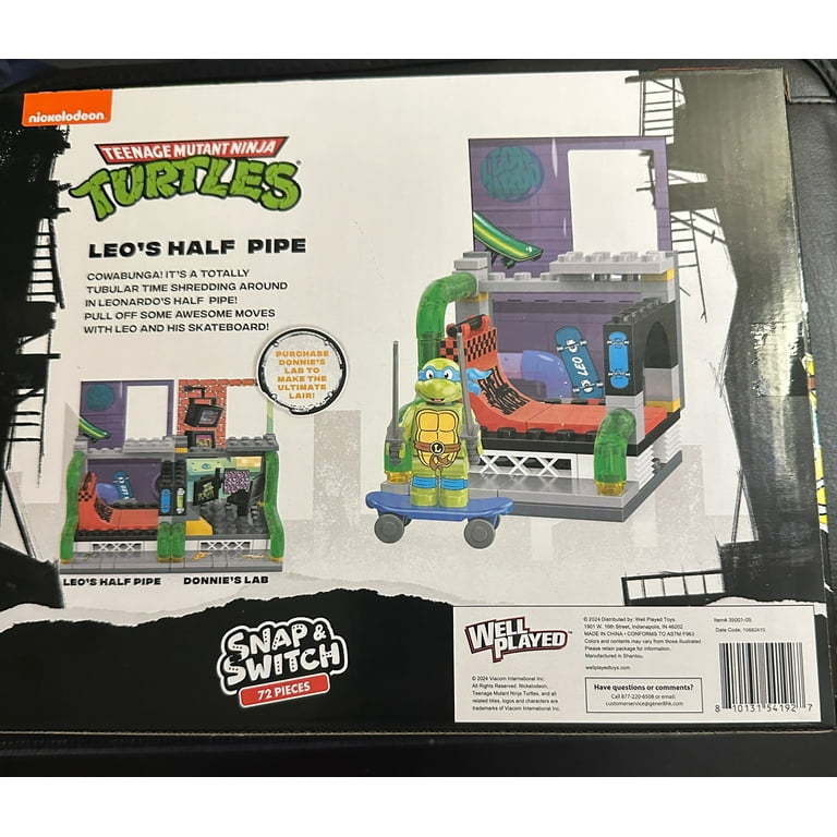 Teenage Mutant Ninja Turtles Snap & Switch Leo's Half Pipe