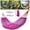 Pink, variant on Hammock Without Stand, Camping Hammocks for Outside with Tree Straps & Storage Bag, Rope Hammock for Outdoor Replacement, Polyester Net (Green)