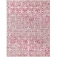 thumbnail image 2 of Jill Zarin Uptown Collection Area Rug - Fifth Avenue (7' 10" x 10' Rectangle Pink/Ivory), 2 of 5