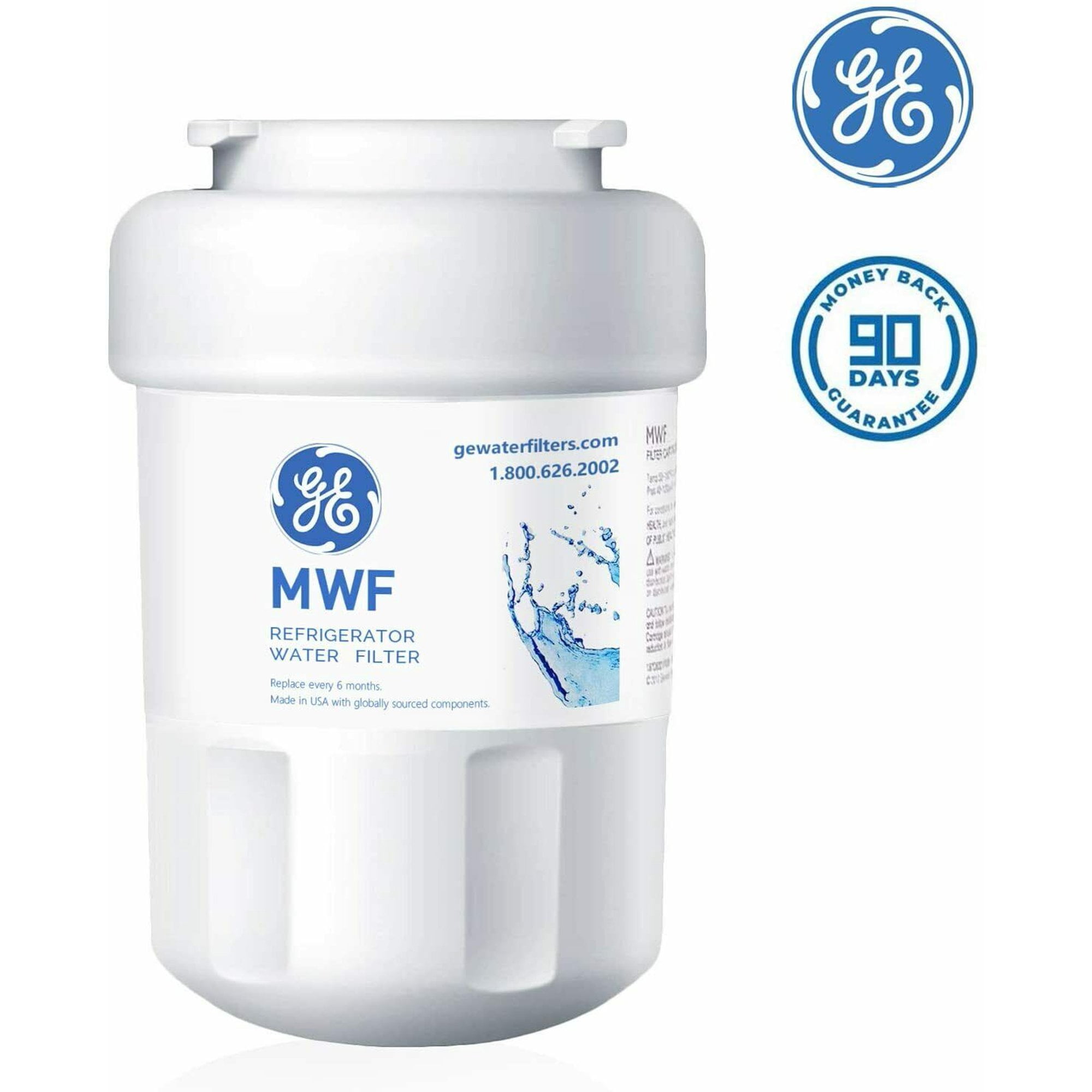 MWF Refrigerator Water Filter Replacement for MWF, MWFA, MWFP, GWF, GWFA, Kenmore 9991, 469991