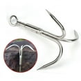 thumbnail image 2 of Datingday 1pc 3 Claws Grappling Hook Climbing Survival Carabiner Tool Stainless Steel, 2 of 4
