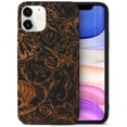 thumbnail image 1 of Case Yard Wooden Case for iPhone-11 Soft TPU Silicone cover Slim Fit Shockproof Wood Protective Phone Cover for Girls Boys Men and Women Supports Wireless Charging Vintage Sea Design, 1 of 7
