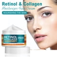 thumbnail image 2 of Xihbxyly Crema de Retinol, Hidratante Reafirmante Antiedad, Crema Hidratante para Rostro y Cuello, Reparadora Nutritiva de La Piel, Reduce Arrugas, Manchas Oscuras y Líneas de Expresión, Solución par, 2 of 7