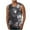 Dark Gray, variant on Qertyioot Men Casual Fashion Printing Sleeveless Pullover Round Neck Sports Tank Tops