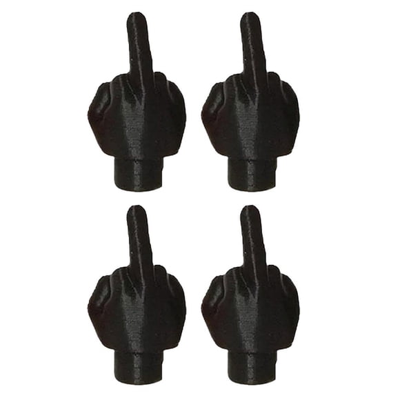 Glow Tire Caps, TPR Material, 23x45mm, 4-Pack, for Car & Bike Decoration