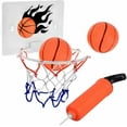 thumbnail image 1 of Mini Basketball Hoop With Balls And Pump, Mini Office Basketball Hoop With Suction Cup Sports Basketball In The Office Room For Kids, 1 of 4