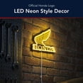 thumbnail image 5 of American Art Decor Honda Wing LED Plaque Sign - Retro Lighted Wall Decor for Man Cave, Garage, Workshop & Game Room - Classic Motorcycle Yellow Neon-Style Sign, 5 of 7
