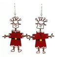 thumbnail image 1 of Set of 10 Dancing Girl Santa Earrings Creative Alternatives, 1 of 4