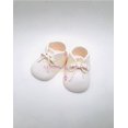 thumbnail image 6 of Gum Paste Baby Boy White Shoes with Laces Cake Topper, 6 of 7