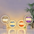 thumbnail image 4 of ADruer Falling Moving Sand Art Picture with Colorful LED, 3D Hourglass Deep Sea Sandscape Quicksand Art Dynamic Liquid Sand Map 360° Rotating Hourglass Decoration for Home, Office Desktop (#4), 4 of 6