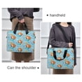 thumbnail image 6 of 16" Laptop Briefcase, Detachable Anti-Slip Shoulder Strap, Multi-Compartment Work Travel Bag Little Mermaids and Seashells, 6 of 8