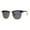 Shiny Black Gold, variant on Eco-friendly Real Bamboo Arm Iconic Half Rim Hipster Sunglasses Shiny Black Gold
