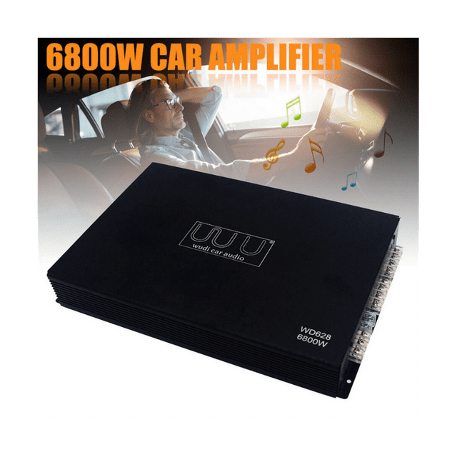 Car Power Amplifier 12V 6800W 4 Channel Stereo Digital Audio Subwoofer Power Amp Car Audio Car Sound Amplifier