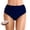 Navy, variant on Chuancc Period Swimwear Leakproof Bikini Brief Bottoms Waterproof Menstrual Swim Bottoms for Teens, Women Black L