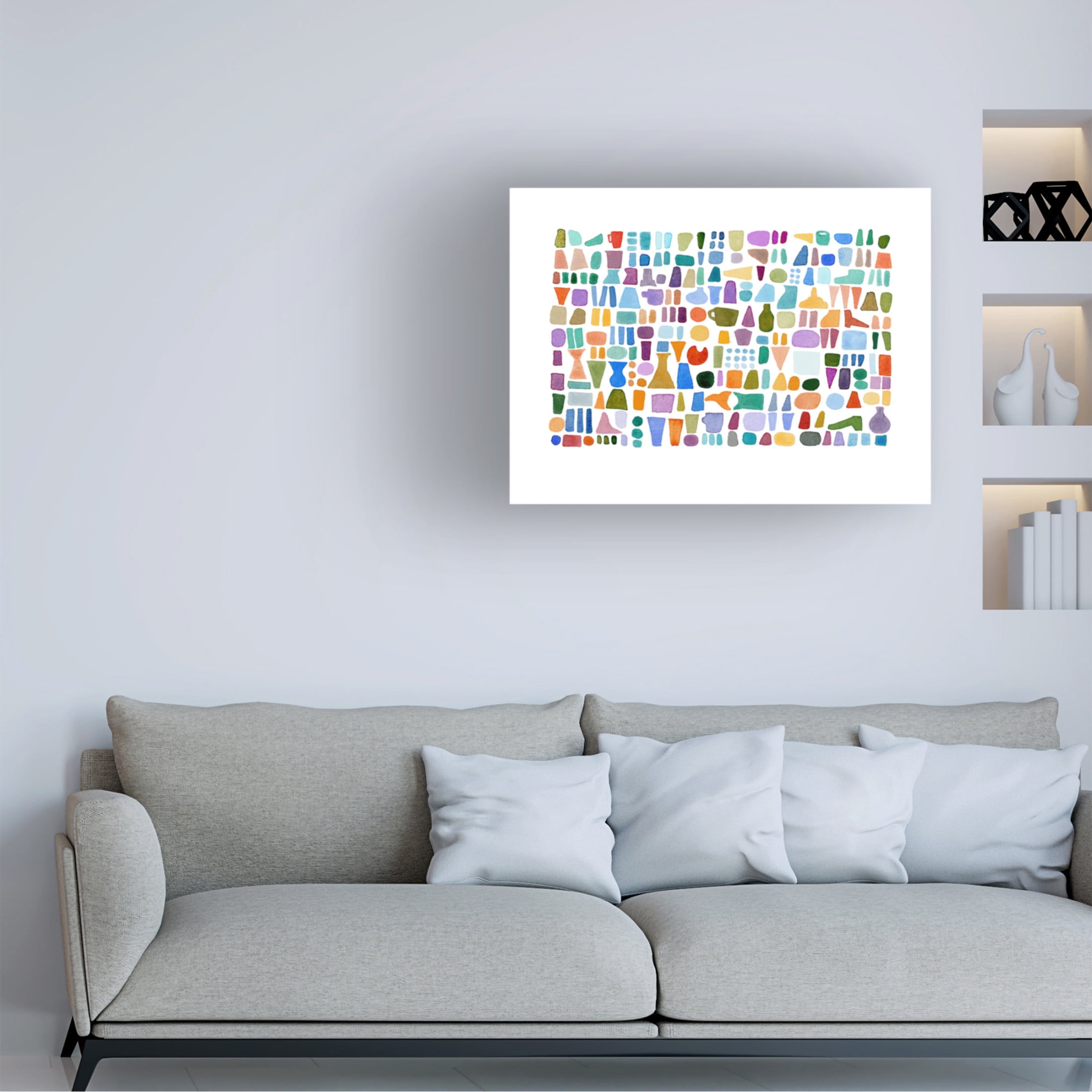 Trademark Fine Art Louise van Terheijden Beach Combing Canvas Wall Art