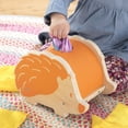 thumbnail image 3 of Guidecraft Guidecraft Hide and Play Hedgehog Tissue Box with 9 Multi-color Satin Cloths: Kids Fine Motor Skill Toys, 3 of 8