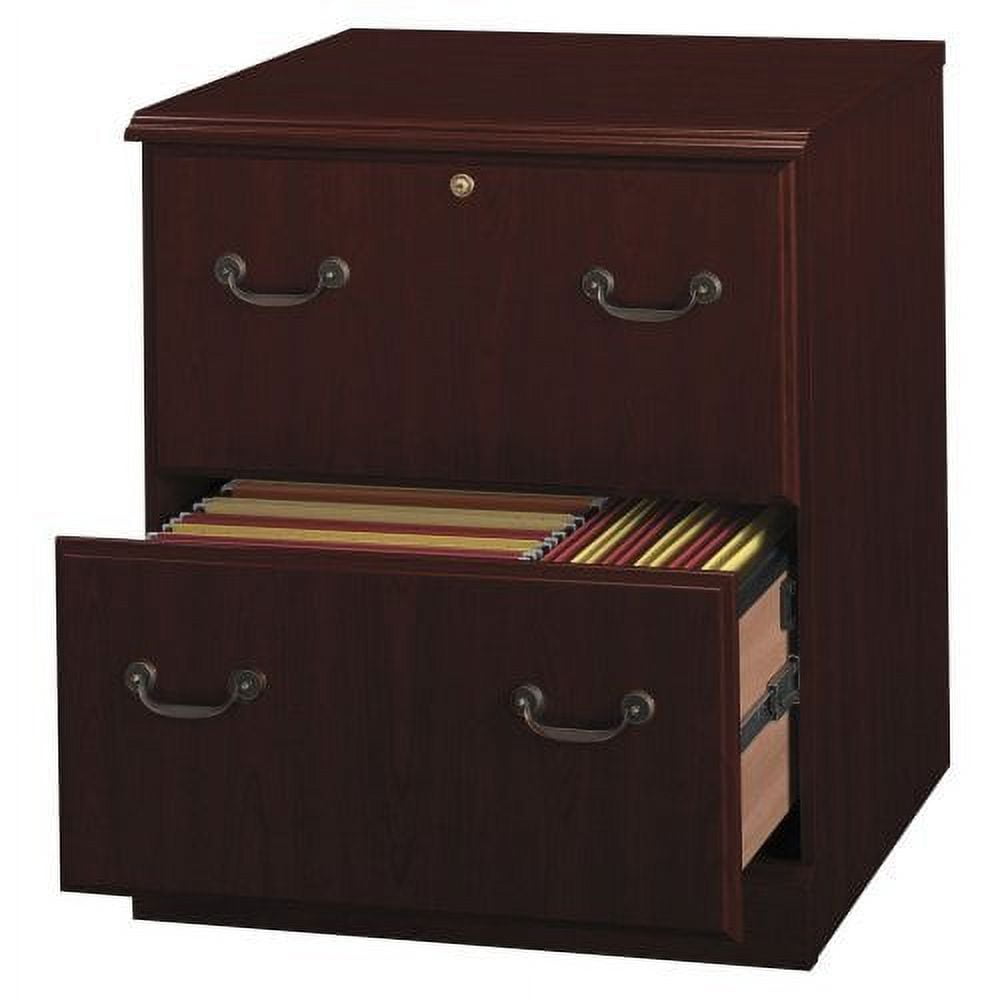Bush Business Furniture Arlington Lateral File Cabinet in Harvest Cherry