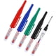 thumbnail image 1 of Jowxsx - 4 rotulres multiusos, punta larga, impermeable, colorido carpintero para decoración de carpintería, color rojo, negro, azul, verde, tinta permanente y rotulres, 1 of 3