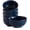 Navy Blue, variant on Kook Ceramic Cereal Bowls, Set of 6, 24 Oz, Cherry Red