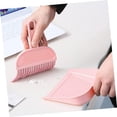 thumbnail image 4 of Herramienta de limpieza multifuncional, recogedor de plástico, paño de limpieza de lana de coral, lindo juego de limpieza auxiliar 2 en 1 para niños rosa, 4 of 5