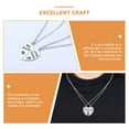 thumbnail image 2 of BESTYASH Friendship Pendant Necklace Set for Women, Alloy Material, Assorted Colors, Symbolic Friendship Jewelry, 2 of 7