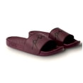 thumbnail image 2 of Victoria's Secret Pink Single Strap Slide Slipper Script Logo Burgundy Small (5/6) NWT, 2 of 3