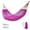 Hot Pink, variant on Portable Outdoor Ice Silk Mesh Hammock 100x51 Inches with Straps and Bag Anti-Flip Camping Swing Purple