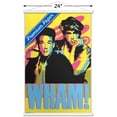 thumbnail image 2 of Wham! - Neon Wall Poster with Wooden Magnetic Frame, 22.375" x 34", 2 of 6