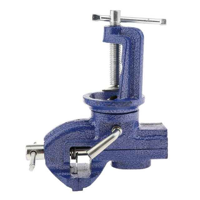Tornillo de mesa multifuncional Zulema Acero 360 grados