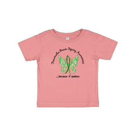 

Inktastic Traumatic Brain Injury TBI Butterfly 6.1 Gift Baby Boy T-Shirt