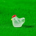 thumbnail image 1 of Fiudx Mini Resin Chicken Glowing Potted for Mini Tale Garden Aquarium Party Home Decoration, 1 of 6
