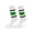 Green Black, variant on Luxtrada 2 Pairs Fun Novelty Retro Striped Crew Socks For Women Sporty Calf Casual Cotton Tube Socks Women Men (Yellow Black)