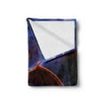 thumbnail image 2 of Dragon Soft Flannel Fleece Throw Blanket, Fantasy Scene Animal Knight Against Cosmos Galaxy Planetary Space Background, Cozy Plush for Indoor and Outdoor Use, 50" x 60", Blue Cinnamon, by Ambesonne, 2 of 5