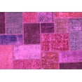 thumbnail image 1 of Ahgly Company Indoor Rectangle Patchwork Pink Transitional Area Rugs, 5' x 7', 1 of 4
