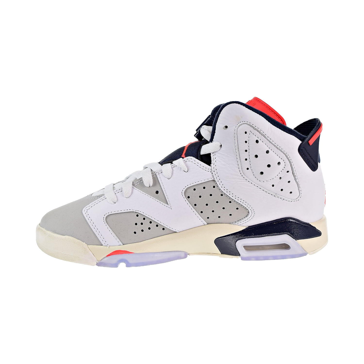 Kids Air Jordan Retro 6 VI GS Tinker Hatfield White Infrared 23